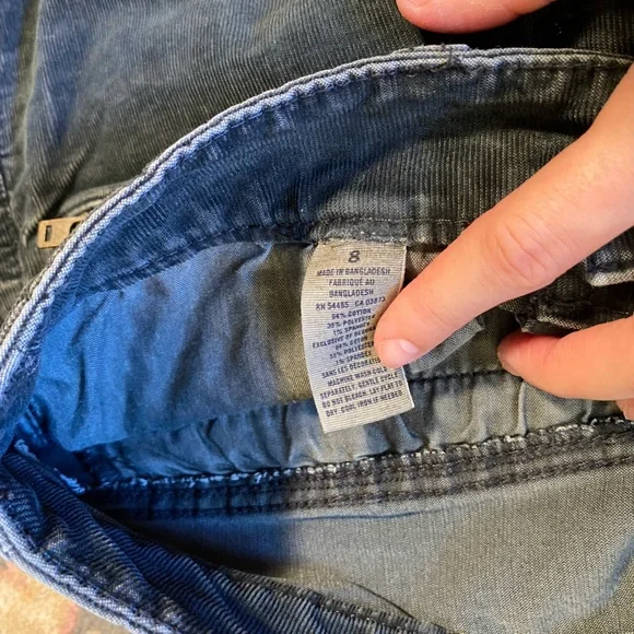 Y2K Charcoal Black Corduroy Mini Skirt - Picture 9 of 11